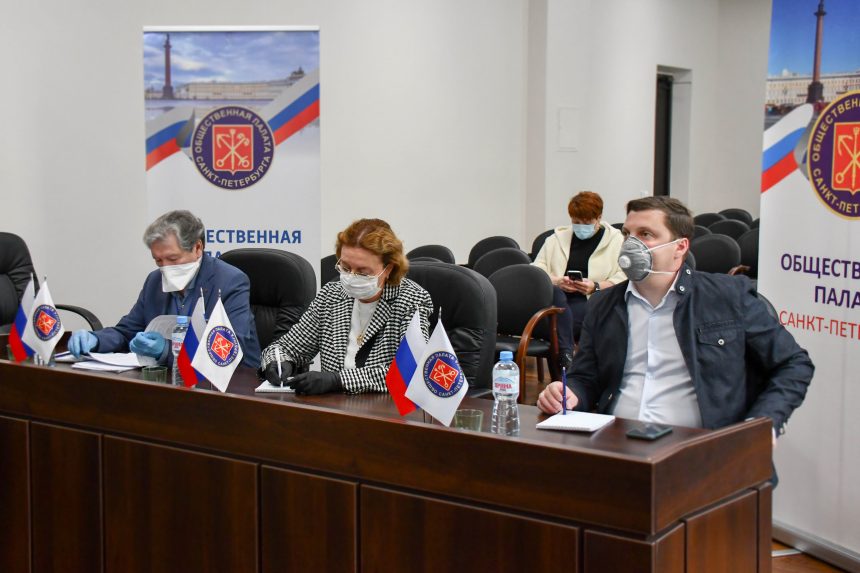 Члены Общественной палаты Петербурга обсудили важность защиты здоровья граждан во время голосования по поправкам в Конституцию