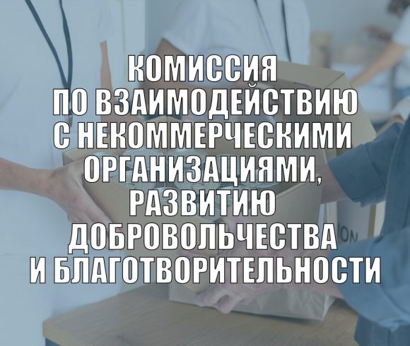 Комиссия по взаимодействию с некоммерческими организациями, развитию добровольчества и благотворительности