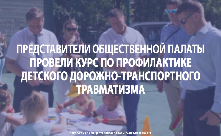 Представители Общественной палаты провели курс по профилактике детского дорожно-транспортного травматизма