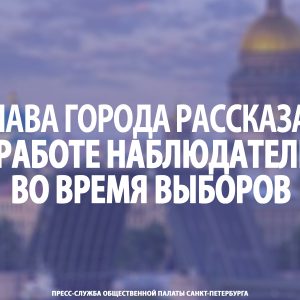 Глава города рассказал о работе наблюдателей во время выборов