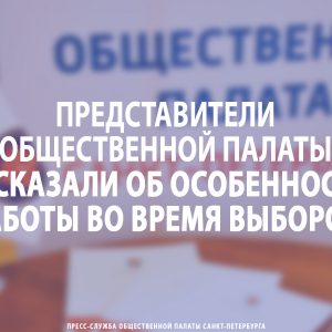 Представители Общественной палаты рассказали об особенностях работы во время выборов