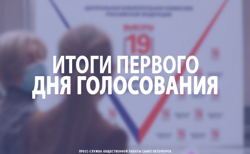 Итоги первого дня голосования Итоги первого дня голосования