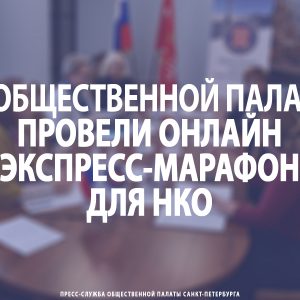 В Общественной палате провели онлайн экспресс-марафон для некоммерческих организаций города