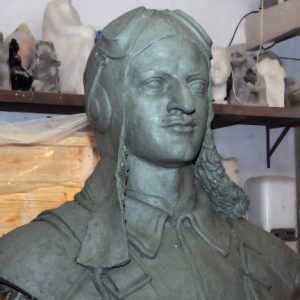 Николай Буров, член Общественной палаты Санкт-Петербурга, принял участие в открытии памятника-бюста военному летчику, дважды Герою Советского Союза Нельсону Степаняну