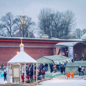 19 января у стен Петропавловской крепости будет размещена крещенская купель
