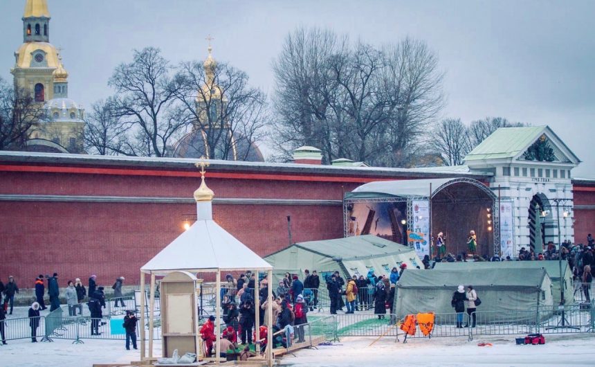 19 января у стен Петропавловской крепости будет размещена крещенская купель