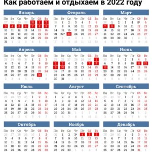 Как отдыхаем и работаем в 2022 году