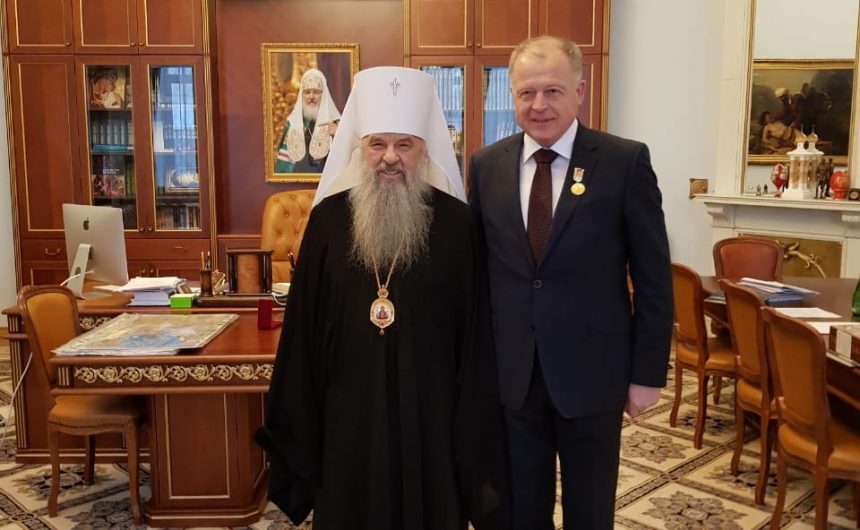 Михаил Кучерявый награжден медалью святого первоверховного апостола Петра в благословение за усердные труды во славу Святой Церкви Михаил Кучерявый награжден медалью святого первоверховного апостола Петра в благословение за усердные труды во славу Святой Церкви