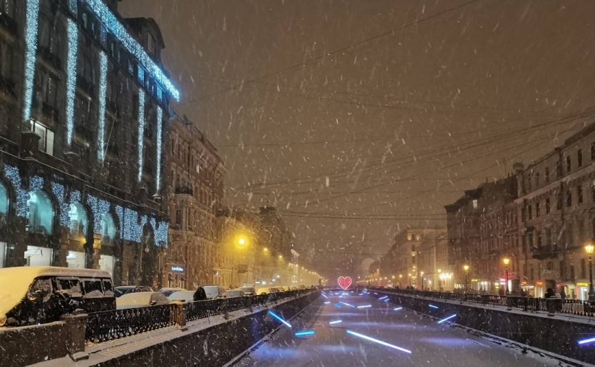 В Петербурге объявлен «желтый» уровень погодной опасности