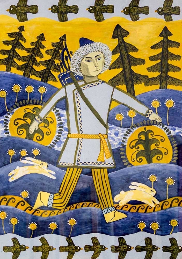 Народная башкирская сказка рисунок