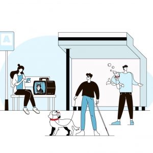 Напоминаем правила проезда в общественном транспорте с питомцами