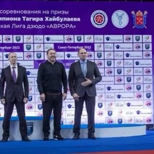 Михаил Рахлин, член Общественной палаты Санкт-Петербурга: «Специально к турниру для молодых дзюдоистов сделали особые медали по образцу олимпийской золотой медали Хайбулаева»
