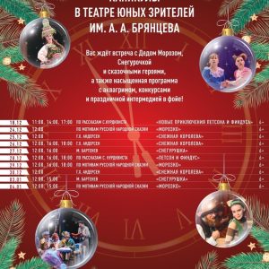 Встречайте: новогодние каникулы в ТЮЗе!