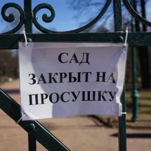 Сады и парки Петербурга закрываются на весеннюю просушку