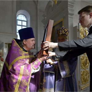 Член Общественной палаты Санкт-Петербурга Петр Мухин совершил духовную миссию по возрождению храма