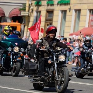 Мотопарад в Санкт-Петербурге