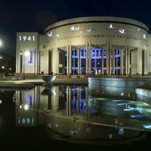 К Дню Победы город украсят световые проекции