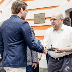 Член Общественной палаты Санкт-Петербурга Алексей Демидов принял участие в торжественном награждении лучших выпускников