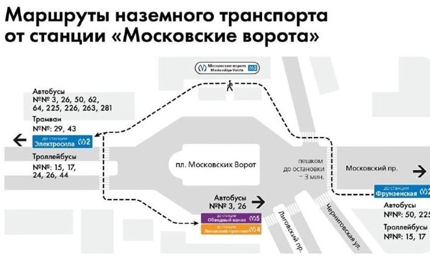 Сроки ремонта станции метро «Московские ворота» продлили