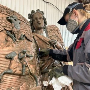 Находки из тайника Московских ворот будут храниться в Музее городской скульптуры