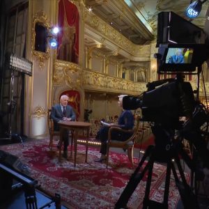 Николай Буров и Михаил Пиотровский приняли участие в съемках специального телевизионного проекта про Юсуповский дворец
