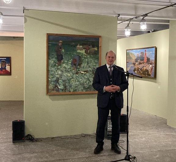 Георгий Абелев выступил на открытии выставки в Музее искусства Санкт-Петербурга XX-XXI веков Георгий Абелев выступил на открытии выставки в Музее искусства Санкт-Петербурга XX-XXI веков