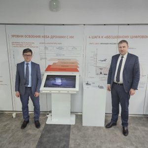 Руслан Киричек представил разработку СПбГУТ в штаб-квартире дроносферы в Москве