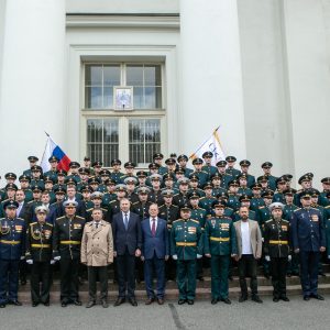 Руслан Киричек и Георгий Абелев поздравили выпускников военного учебного центра при СПбГУТ