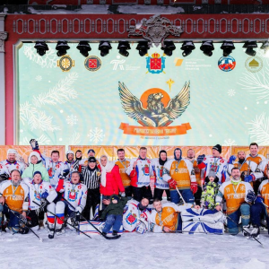 На Конюшенной площади прошел шестой ежегодный Рождественский турнир по хоккею