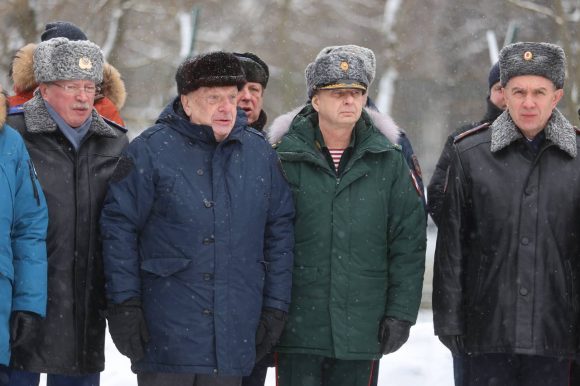 Юрий Третьяков и Николай Буров приняли участие в церемонии открытия бюста Герою СССР Михаилу Ивановичу Исаеву