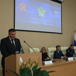 Валерий Солдунов выступил на расширенном заседании коллегии Главного управления Федеральной службы исполнения наказаний по Санкт-Петербургу и Ленинградской области.