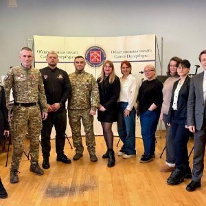 На площадке Общественной палаты Санкт-Петербурга прошел международный телемост с Египтом, посвящённый Дню защитника Отечества На площадке Общественной палаты Санкт-Петербурга прошел международный телемост с Египтом, посвящённый Дню защитника Отечества