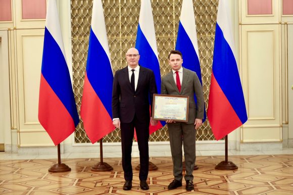 Кирилл Смирнов удостоен премии правительства России в области туризма