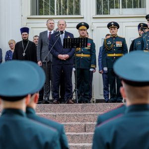 «Вы наша гордость»: Георгий Абелев и Руслан Киричек поздравили офицеров военного учебного центра СПбГУТ с окончанием учебы «Вы наша гордость»: Георгий Абелев и Руслан Киричек поздравили офицеров военного учебного центра СПбГУТ с окончанием учебы
